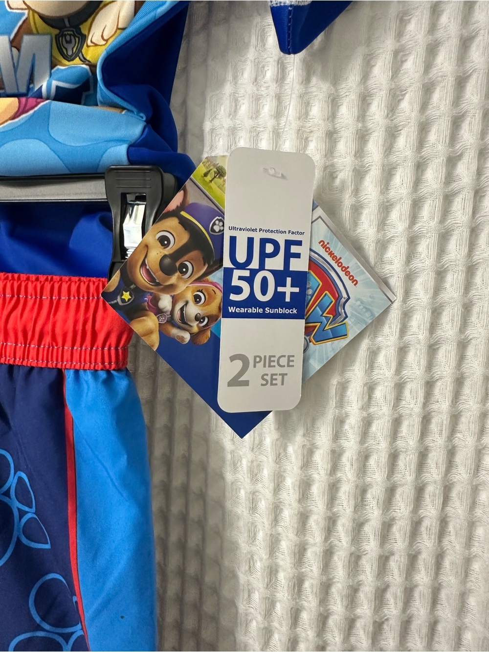 Paw Patrol Kids' Blue Team Paw UPF 50+ Swim Set - Picture 4 of 7